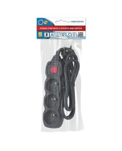 Ciabatta Multipresa Esperanza ELK210K (1,5 m)