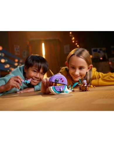 Set di Costruzioni Lego Dreamzzz 71472 Izzie's Narwhal Hot-Air Balloon Multicolore 156 Pezzi