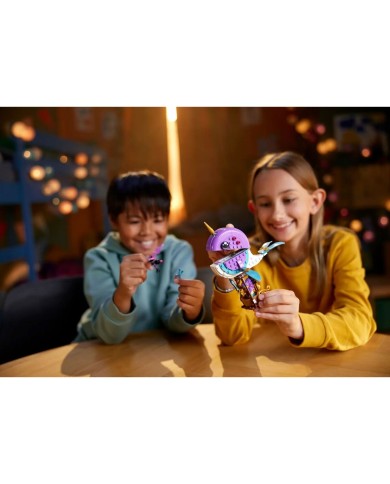 Set di Costruzioni Lego Dreamzzz 71472 Izzie's Narwhal Hot-Air Balloon Multicolore 156 Pezzi