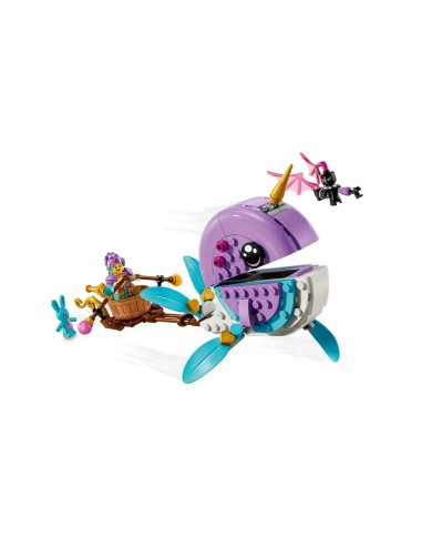 Set di Costruzioni Lego Dreamzzz 71472 Izzie's Narwhal Hot-Air Balloon Multicolore 156 Pezzi