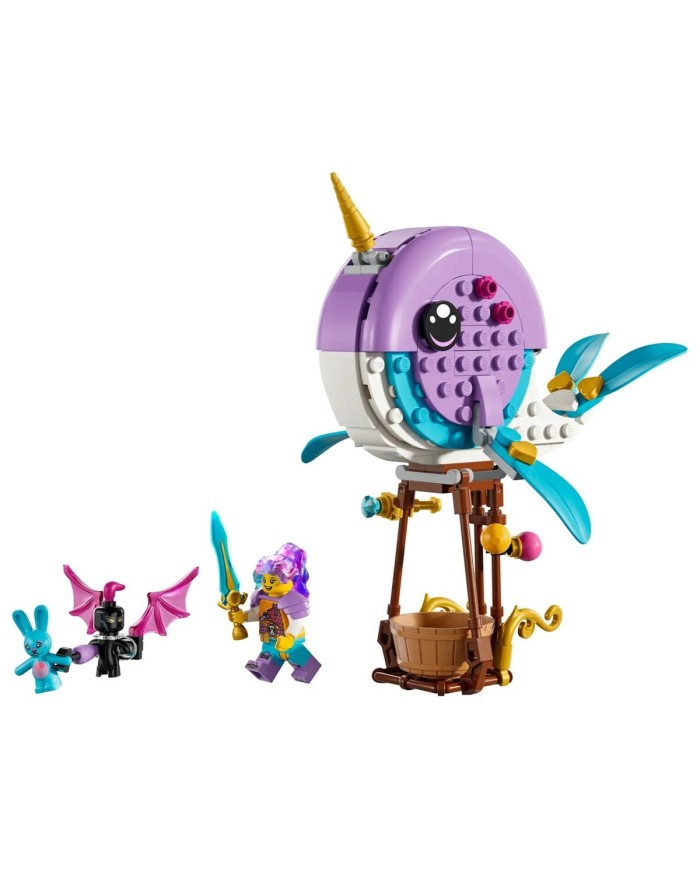 Set di Costruzioni Lego Dreamzzz 71472 Izzie's Narwhal Hot-Air Balloon Multicolore 156 Pezzi