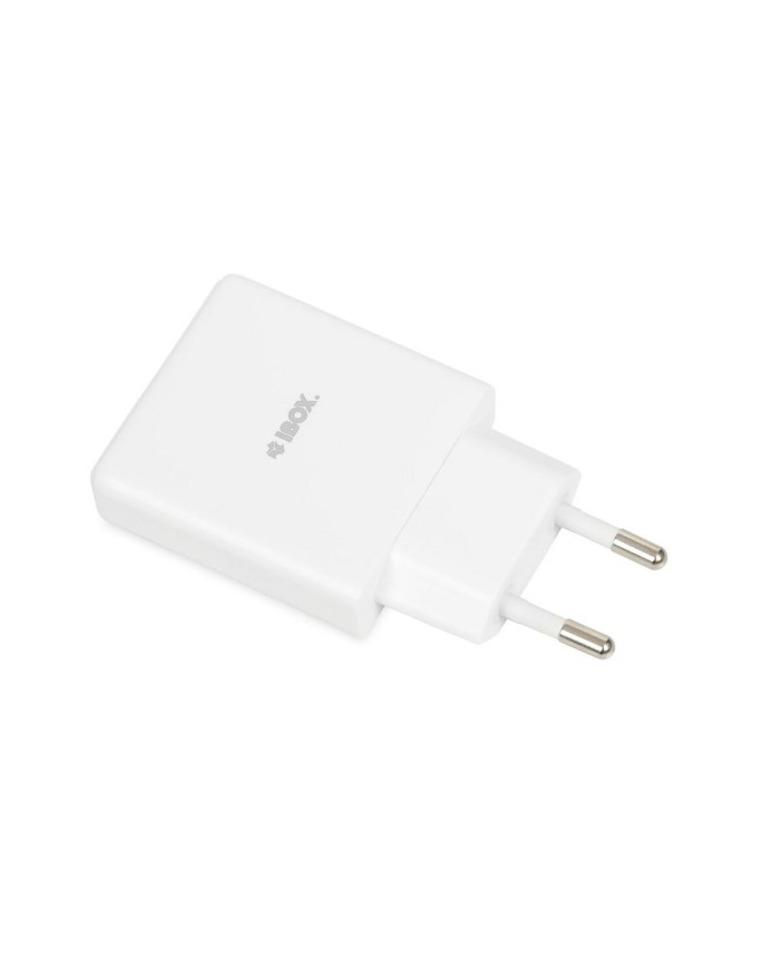 Caricabatterie da Parete Ibox ILUC43W Bianco 30 W (1 Unità) Caricabatterie da Parete Ibox ILUC43W Bianco 30 W (1 Unità)