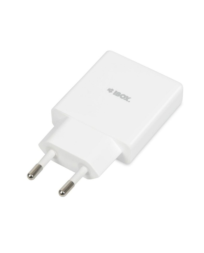 Caricabatterie da Parete Ibox ILUC43W Bianco 30 W (1 Unità) Caricabatterie da Parete Ibox ILUC43W Bianco 30 W (1 Unità)