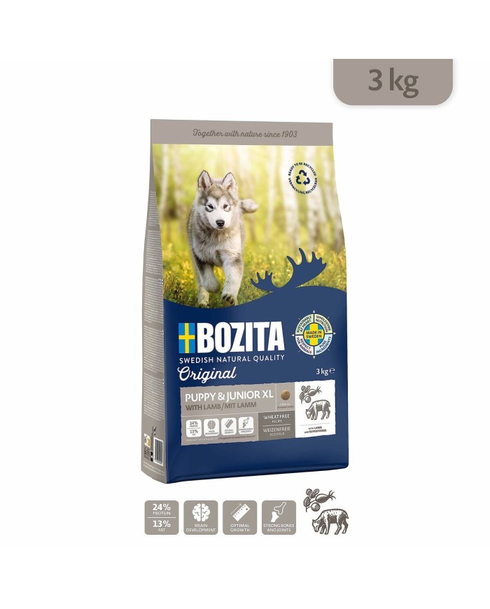 mangime Bozita Original Puppy & Junior XL Lamb Agnello 3 Kg mangime Bozita Original Puppy & Junior XL Lamb Agnello 3 Kg