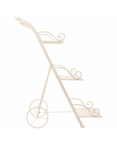 Supporto per Vaso Alexandra House Living Bianco Metallo Ferro 25 x 32 x 55 cm Supporto per Vaso Alexandra House Living Bianco Metallo Ferro 25 x 32 x 55 cm