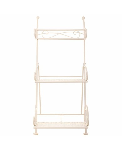 Supporto per Vaso Alexandra House Living Bianco Metallo Ferro 25 x 32 x 55 cm Supporto per Vaso Alexandra House Living Bianco Metallo Ferro 25 x 32 x 55 cm