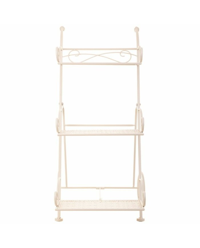 Supporto per Vaso Alexandra House Living Bianco Metallo Ferro 25 x 32 x 55 cm