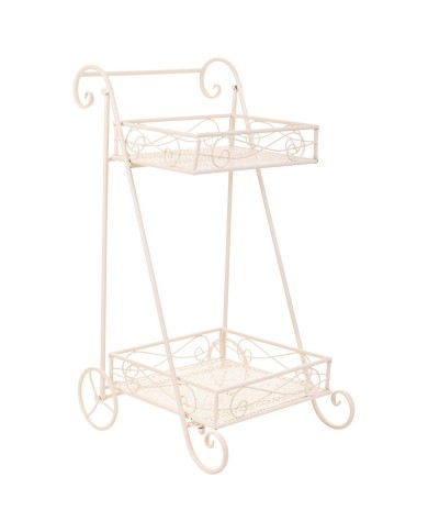 Supporto per Vaso Alexandra House Living Bianco Metallo Ferro 23 x 65 x 28 cm Supporto per Vaso Alexandra House Living Bianco Metallo Ferro 23 x 65 x 28 cm