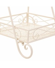 Supporto per Vaso Alexandra House Living Bianco Metallo Ferro 23 x 65 x 28 cm