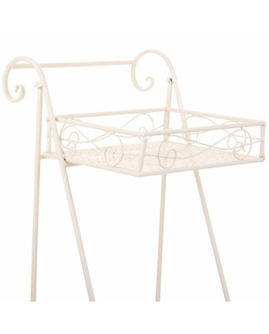 Supporto per Vaso Alexandra House Living Bianco Metallo Ferro 23 x 65 x 28 cm Supporto per Vaso Alexandra House Living Bianco Metallo Ferro 23 x 65 x 28 cm