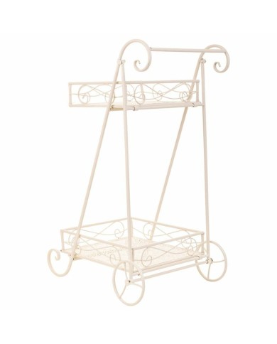 Supporto per Vaso Alexandra House Living Bianco Metallo Ferro 23 x 65 x 28 cm Supporto per Vaso Alexandra House Living Bianco Metallo Ferro 23 x 65 x 28 cm