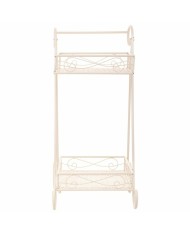 Supporto per Vaso Alexandra House Living Bianco Metallo Ferro 23 x 65 x 28 cm