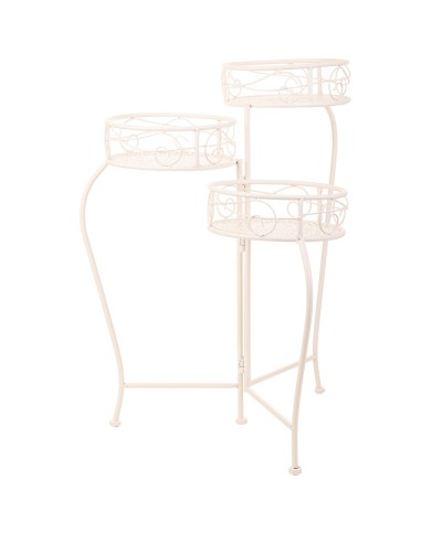 Supporto per Vaso Alexandra House Living Bianco Metallo Ferro 34 x 76 x 40 cm Supporto per Vaso Alexandra House Living Bianco Metallo Ferro 34 x 76 x 40 cm