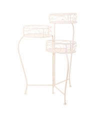 Supporto per Vaso Alexandra House Living Bianco Metallo Ferro 23 x 65 x 28 cm