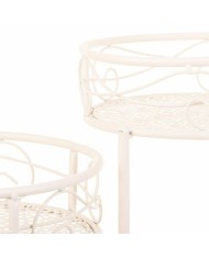 Supporto per Vaso Alexandra House Living Bianco Metallo Ferro 34 x 76 x 40 cm Supporto per Vaso Alexandra House Living Bianco Metallo Ferro 34 x 76 x 40 cm