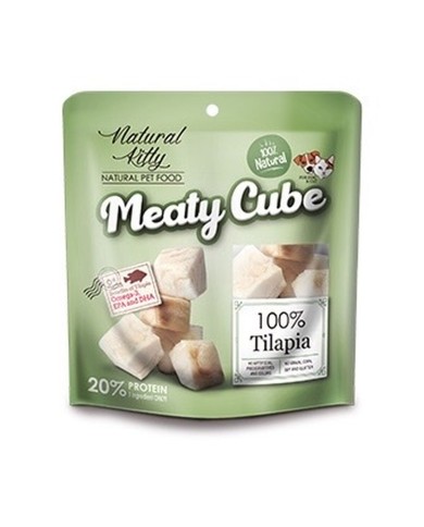 Spuntino per Cat Natural Kitty MEATY CUBE