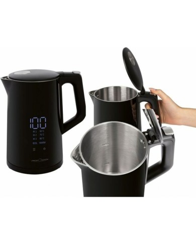 Bollitore Proficook PC-WKS 1243 Nero Acciaio inossidabile 2200 W 1,7 L