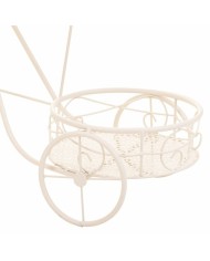 Supporto per Vaso Alexandra House Living Bianco Metallo Ferro Bicicletta 28 x 28 x 28 cm Supporto per Vaso Alexandra House Living Bianco Metallo Ferro Bicicletta 28 x 28 x 28 cm