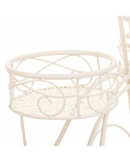 Supporto per Vaso Alexandra House Living Bianco Metallo Ferro Bicicletta 28 x 28 x 28 cm Supporto per Vaso Alexandra House Living Bianco Metallo Ferro Bicicletta 28 x 28 x 28 cm