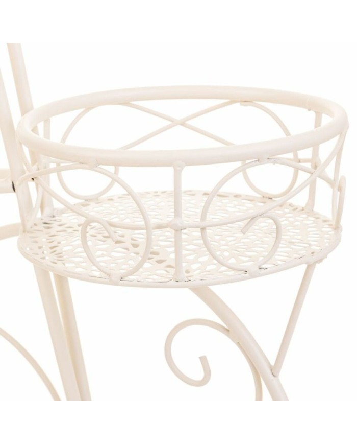 Supporto per Vaso Alexandra House Living Bianco Metallo Ferro Bicicletta 28 x 28 x 28 cm Supporto per Vaso Alexandra House Living Bianco Metallo Ferro Bicicletta 28 x 28 x 28 cm