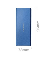 Scatola Esterna Qoltec 52267 Grigio Scatola Esterna Qoltec 52267 Grigio