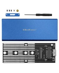 Scatola Esterna Qoltec 51832 Azzurro Scatola Esterna Qoltec 51832 Azzurro