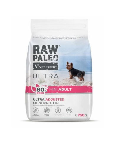 mangime VETEXPERT RAW PALEO Ultra Pork Mini Adult Maiale 750 g mangime VETEXPERT RAW PALEO Ultra Pork Mini Adult Maiale 750 g