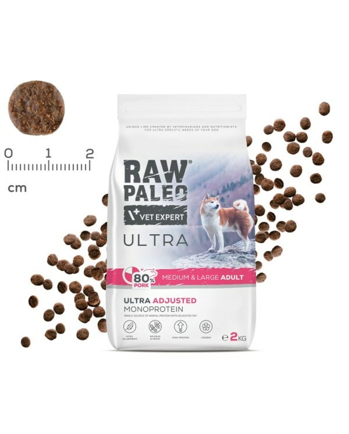 mangime VETEXPERT RAW PALEO Ultra Pork Medium & Large Adult Maiale 2 Kg mangime VETEXPERT RAW PALEO Ultra Pork Medium & Large Adult Maiale 2 Kg