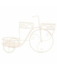 Supporto per Vaso Alexandra House Living Bianco Metallo Ferro Bicicletta 28 x 28 x 28 cm Supporto per Vaso Alexandra House Living Bianco Metallo Ferro Bicicletta 28 x 28 x 28 cm