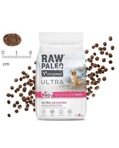 mangime VETEXPERT RAW PALEO Ultra Pork Medium & Large Puppy Maiale 10 kg mangime VETEXPERT RAW PALEO Ultra Pork Medium & Large Puppy Maiale 10 kg