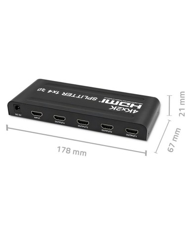 Switch HDMI Qoltec 51798 Nero Switch HDMI Qoltec 51798 Nero