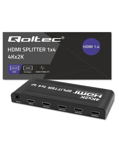Switch HDMI Qoltec 51798 Nero Switch HDMI Qoltec 51798 Nero