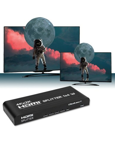 Switch HDMI Qoltec 51798 Nero Switch HDMI Qoltec 51798 Nero