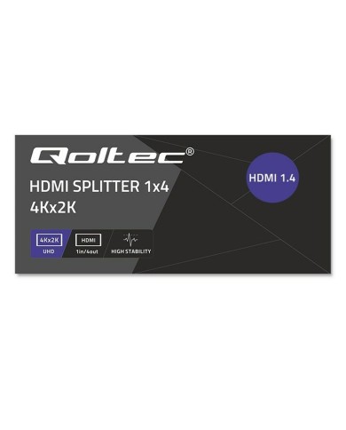 Switch HDMI Qoltec 51798 Nero Switch HDMI Qoltec 51798 Nero
