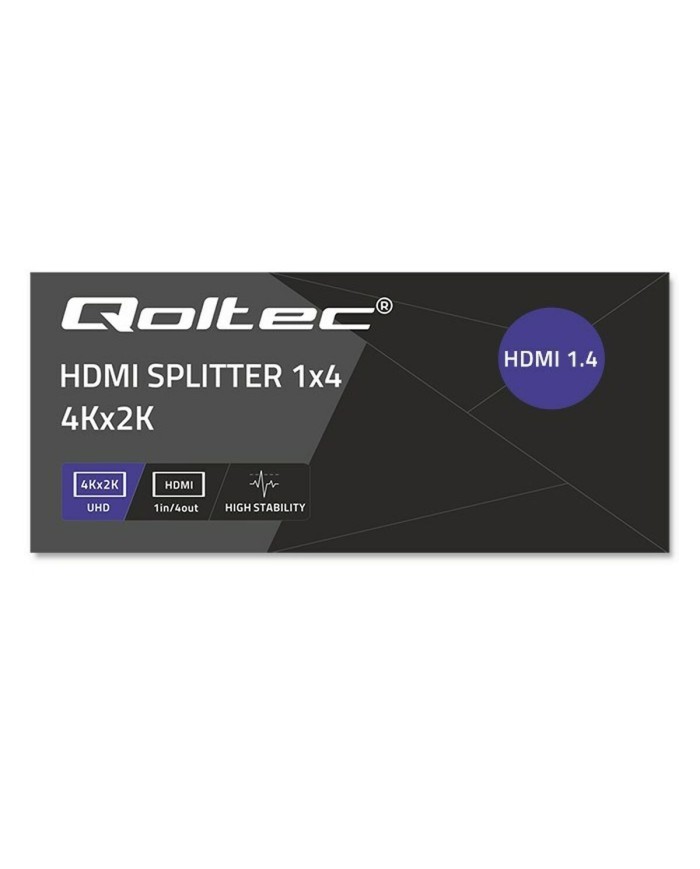 Switch HDMI Qoltec 51798 Nero Switch HDMI Qoltec 51798 Nero