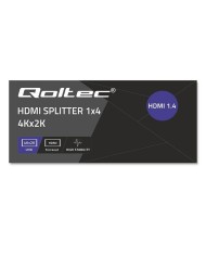 Switch HDMI Qoltec 51798 Nero Switch HDMI Qoltec 51798 Nero
