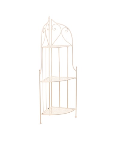 Scaffale ad Angolo Alexandra House Living Bianco Metallo Ferro Forjare 30 x 38 x 30 cm Scaffale ad Angolo Alexandra House Living Bianco Metallo Ferro Forjare 30 x 38 x 30 cm