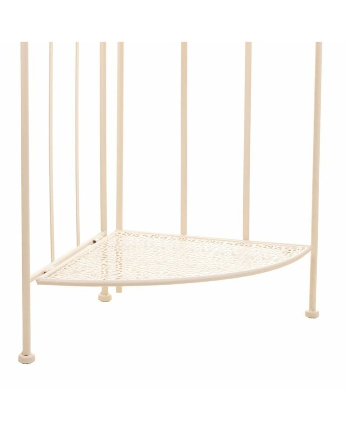Scaffale ad Angolo Alexandra House Living Bianco Metallo Ferro Forjare 30 x 38 x 30 cm