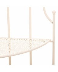 Scaffale ad Angolo Alexandra House Living Bianco Metallo Ferro Forjare 30 x 38 x 30 cm