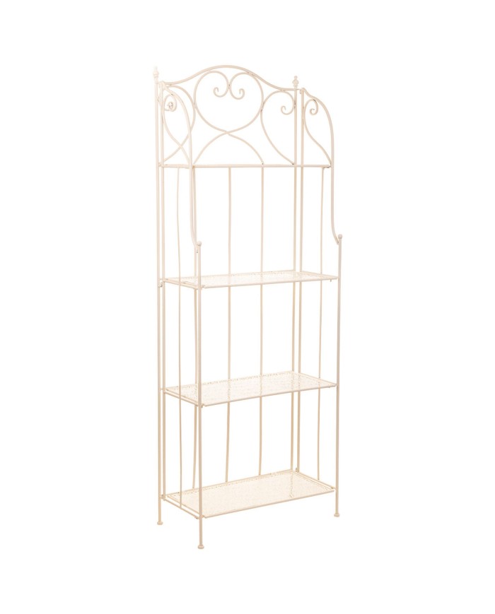 Scaffale Alexandra House Living Bianco Metallo Ferro 28 x 70 x 28 cm