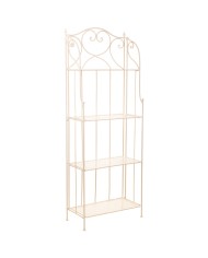 Scaffale DKD Home Decor Nero Dorato Metallo Pioppo 160 x 35 x 180 cm