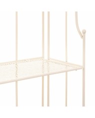 Scaffale Alexandra House Living Bianco Metallo Ferro 28 x 70 x 28 cm