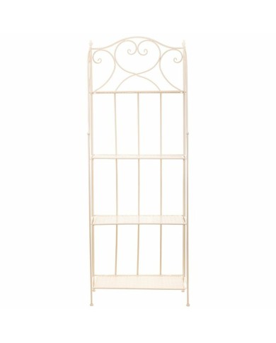 Scaffale Alexandra House Living Bianco Metallo Ferro 28 x 70 x 28 cm Scaffale Alexandra House Living Bianco Metallo Ferro 28 x 70 x 28 cm