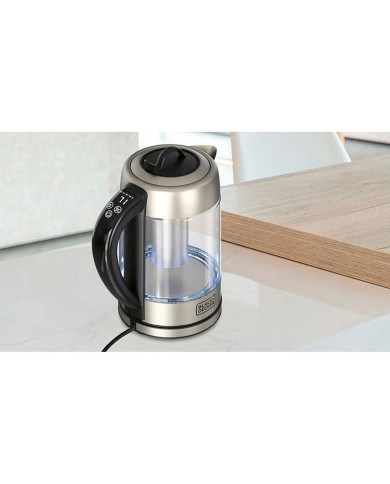 Bollitore Black & Decker BXKE2205E Nero Trasparente Argentato Plastica 2200 W 1,7 L