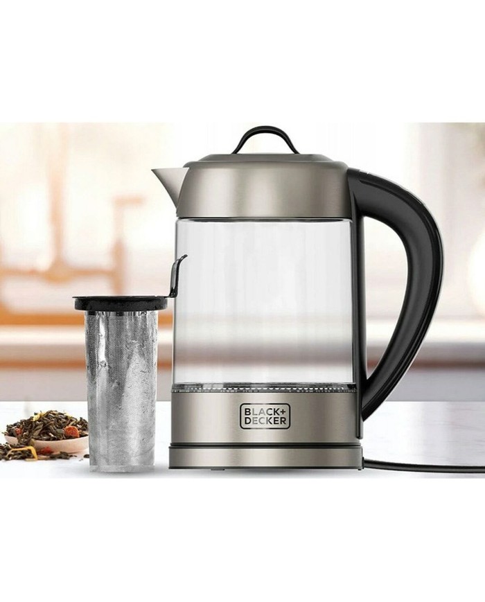 Bollitore Black & Decker BXKE2205E Nero Trasparente Argentato Plastica 2200 W 1,7 L