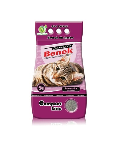 Sabbia per Gatti Super Benek Compact Lavanda 5 L