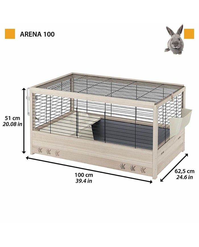 Gabbia Ferplast 12 kg Acrilico Legno Metallo Plastica 100 x 51 x 116,5 cm Gabbia Ferplast 12 kg Acrilico Legno Metallo Plastica 100 x 51 x 116,5 cm