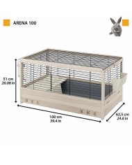 Gabbia Ferplast 12 kg Acrilico Legno Metallo Plastica 100 x 51 x 116,5 cm Gabbia Ferplast 12 kg Acrilico Legno Metallo Plastica 100 x 51 x 116,5 cm