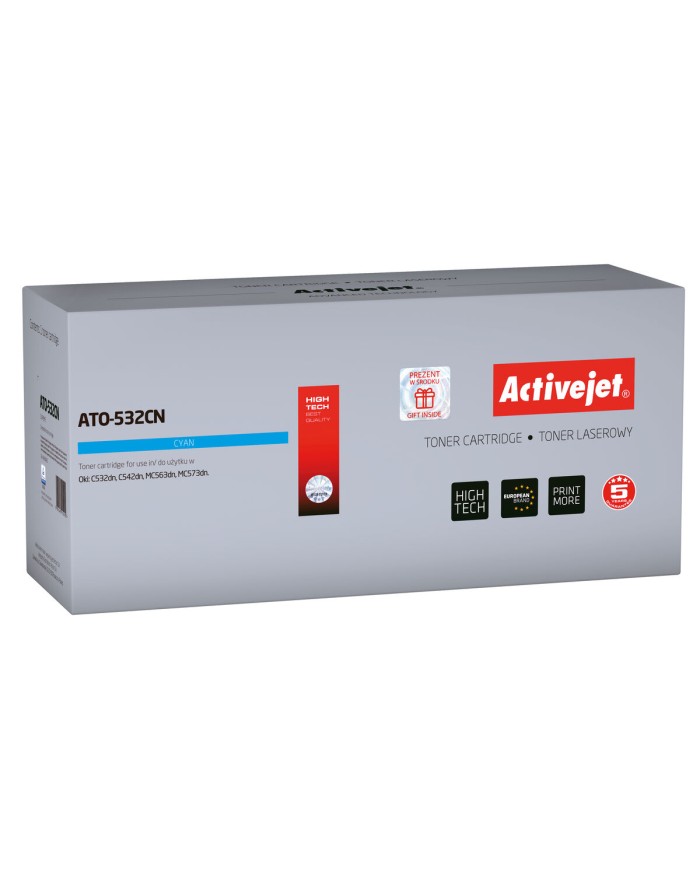 Toner Originale Activejet ATO-532CN Ciano (1 Unità)