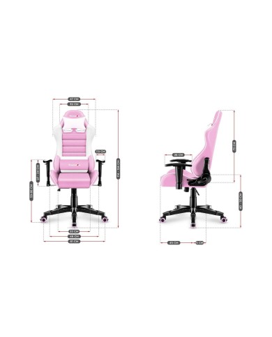 Sedia Gaming Huzaro HZ-Ranger 6.0 Pink Bianco Sedia Gaming Huzaro HZ-Ranger 6.0 Pink Bianco